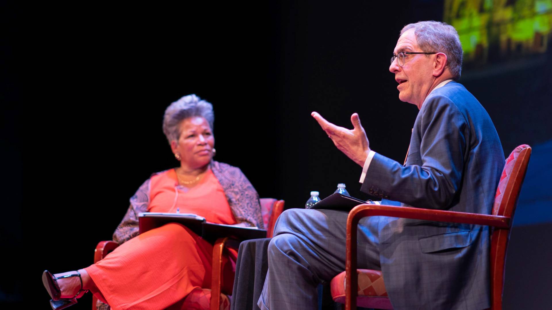 President Eisgruber on stage