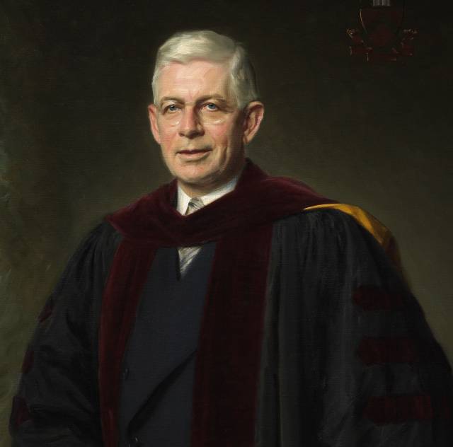 Painting of Harold Willis Dodds