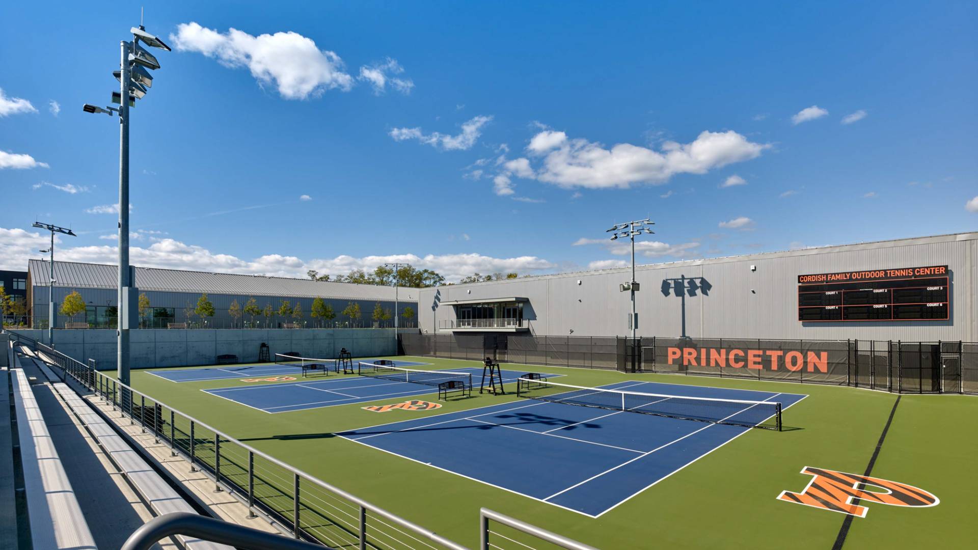 Tennis courts